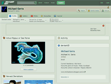 Tablet Screenshot of michael-serra.deviantart.com