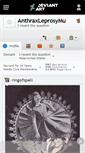 Mobile Screenshot of anthraxleprosymu.deviantart.com