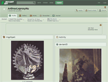 Tablet Screenshot of anthraxleprosymu.deviantart.com