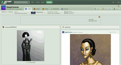 Desktop Screenshot of deepchrome.deviantart.com