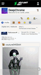 Mobile Screenshot of deepchrome.deviantart.com