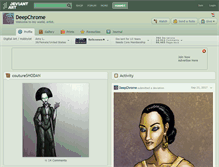 Tablet Screenshot of deepchrome.deviantart.com