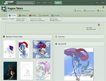 Tablet Screenshot of kogasa-tatara.deviantart.com