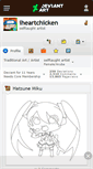 Mobile Screenshot of iheartchicken.deviantart.com