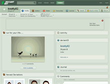 Tablet Screenshot of knotty82.deviantart.com
