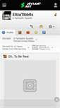 Mobile Screenshot of elizatibbits.deviantart.com