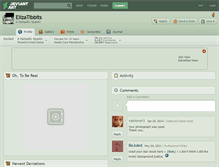 Tablet Screenshot of elizatibbits.deviantart.com