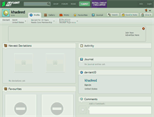 Tablet Screenshot of khadeed.deviantart.com