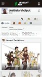 Mobile Screenshot of deathstarshotput.deviantart.com