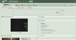 Desktop Screenshot of dakania.deviantart.com