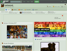 Tablet Screenshot of caninesrock.deviantart.com