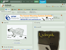 Tablet Screenshot of andrayah.deviantart.com