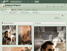 Tablet Screenshot of iamdaenerystargaryen.deviantart.com