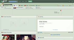 Desktop Screenshot of insanecourage.deviantart.com
