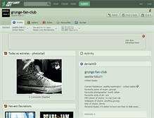 Tablet Screenshot of grunge-fan-club.deviantart.com