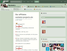 Tablet Screenshot of narutoai.deviantart.com