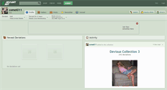 Desktop Screenshot of comet011.deviantart.com