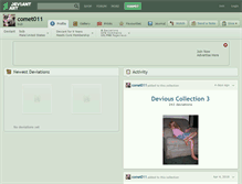 Tablet Screenshot of comet011.deviantart.com