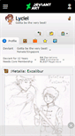 Mobile Screenshot of lyciel.deviantart.com