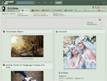 Tablet Screenshot of evil-siren.deviantart.com