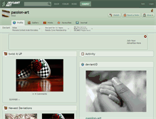 Tablet Screenshot of passion-art.deviantart.com