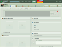 Tablet Screenshot of him-2.deviantart.com