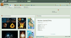 Desktop Screenshot of diesirea.deviantart.com
