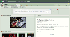 Desktop Screenshot of kyurou.deviantart.com