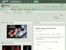 Tablet Screenshot of kyurou.deviantart.com