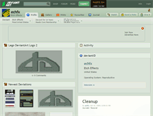 Tablet Screenshot of echfx.deviantart.com