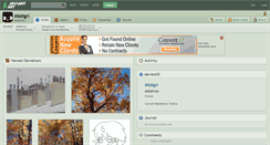 Desktop Screenshot of mistigri.deviantart.com