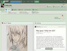 Tablet Screenshot of coley-sxe.deviantart.com