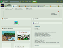 Tablet Screenshot of meep226.deviantart.com