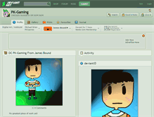 Tablet Screenshot of pk-gaming.deviantart.com