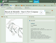 Tablet Screenshot of ankhari.deviantart.com
