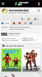 Mobile Screenshot of nuclearbandaid.deviantart.com