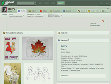 Tablet Screenshot of laerry.deviantart.com