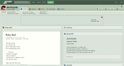 Desktop Screenshot of devilchylde.deviantart.com