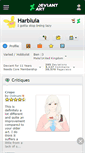 Mobile Screenshot of harbluia.deviantart.com