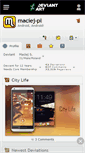 Mobile Screenshot of maciej-pl.deviantart.com