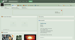 Desktop Screenshot of chell-is-hot.deviantart.com
