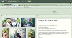 Desktop Screenshot of chocolate-hero.deviantart.com