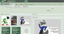 Desktop Screenshot of dixondayne.deviantart.com