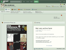 Tablet Screenshot of ben-anderson.deviantart.com