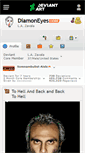 Mobile Screenshot of diamoneyes.deviantart.com