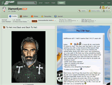 Tablet Screenshot of diamoneyes.deviantart.com