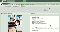 Desktop Screenshot of mangaluvr12125.deviantart.com
