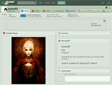 Tablet Screenshot of kureo95.deviantart.com