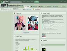 Tablet Screenshot of grimmjows-return.deviantart.com