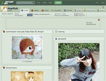 Tablet Screenshot of nyanruki.deviantart.com